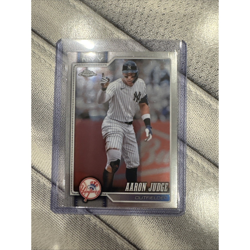 2026 Topps Chrome Aaron Judge New York Yankees Base Card Baseball